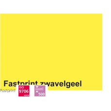 Fastprint print en kopy A4 80gr zwavelgeel 500vel 