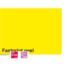 Fastprint print en kopy A4 80gr geel 500vel 