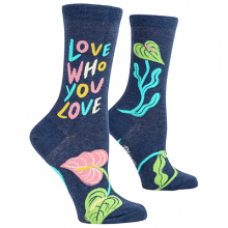 Womans Crew Socks, Love who you love
