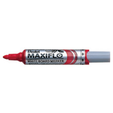 Whiteboard viltstift Pentel MWL5 Maxiflo 3mm rood