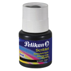 Oostindische inkt Pelikan flacon 30ml zwart